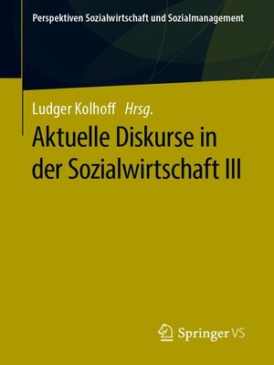 cover image of Aktuelle Diskurse in der Sozialwirtschaft III